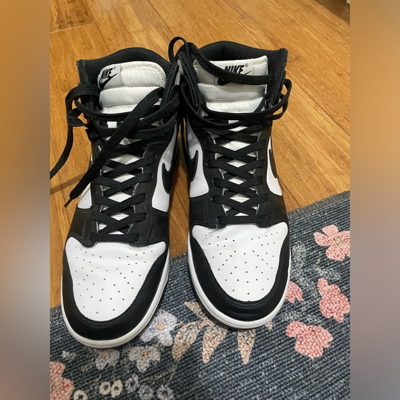 Nike high top dunks pandas men’s sz 10 - Picture 5 of 6